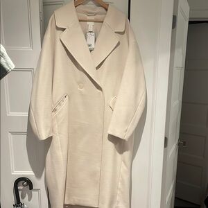Elegant Cream Women's Coat